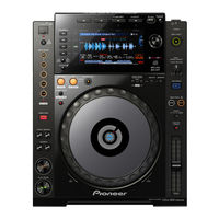 Pioneer CDJ-900NXS Manual De Instrucciones