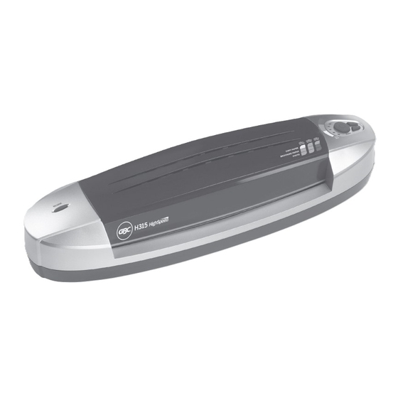 GBC HeatSeal H215 HighSpeed Manual De Instrucciones