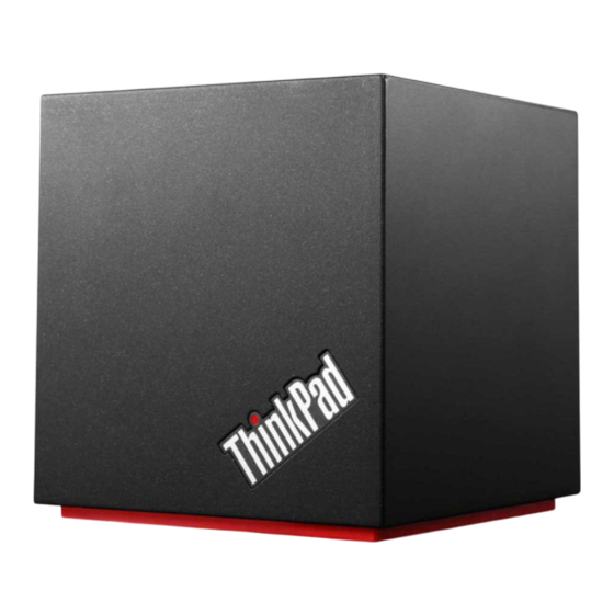 Lenovo ThinkPad WiGig Dock Guia Del Usuario
