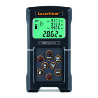 LaserLiner LaserRangeMaster Pocket Pro Manual Del Usuario