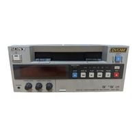 Sony DSR-40P Instrucciones De Uso