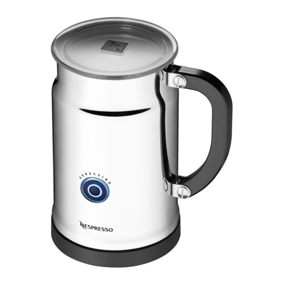 Nespresso Aeroccino PLUS Instrucciones