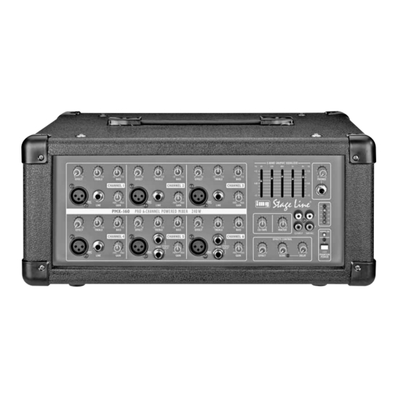 IMG STAGELINE PMX-160 Manual De Instrucciones