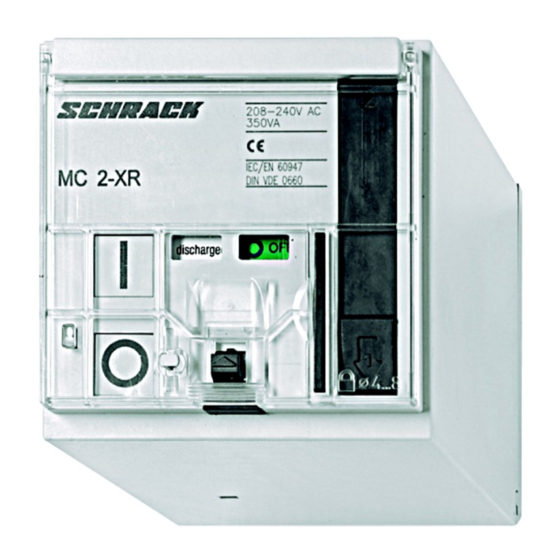 Schrack MC2-XR Serie Instrucciones De Montaje