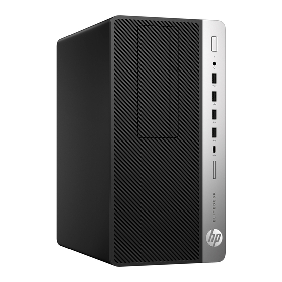 HP EliteDesk 705 G4 MT Guía De Hardware