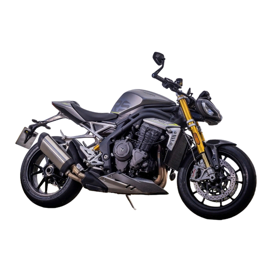 Triumph Speed Triple 1200 RS Manual Del Propietário