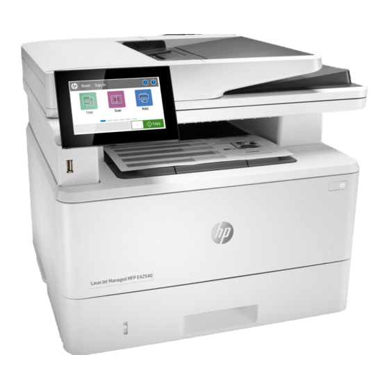 HP MFP E42540 Manuales