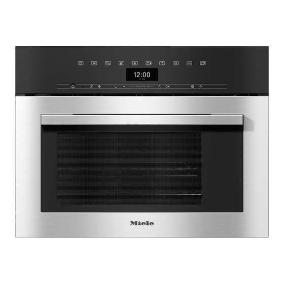 Miele DGM 7340 Instrucciones De Manejo Y Montaje