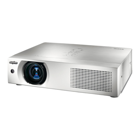 Sanyo PLC-XU105 Manual Del Usuario