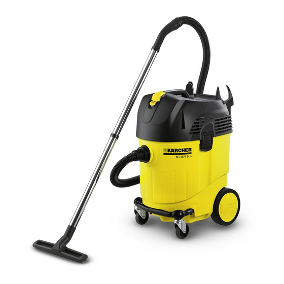 Kärcher NT 45/1 Eco Manual De Instrucciones