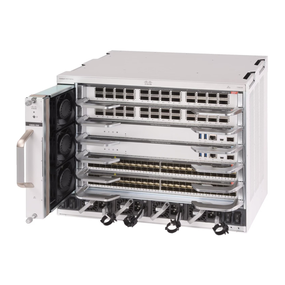 Cisco Catalyst 9600 Serie Guía Para El Usuario
