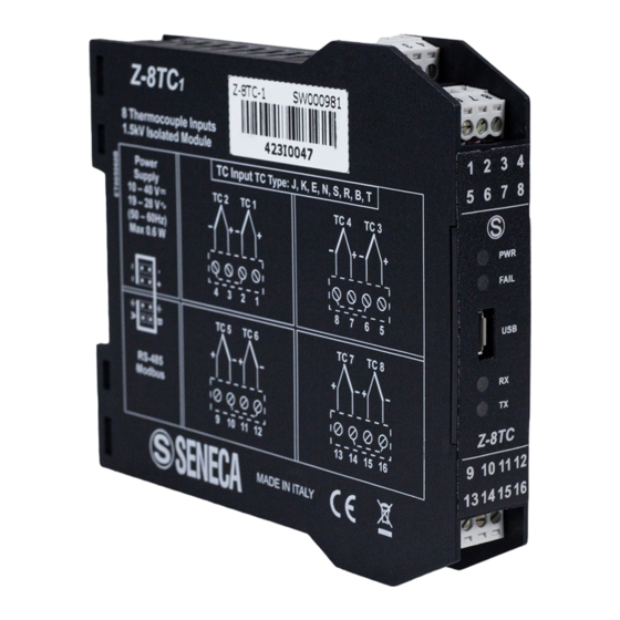 Seneca Z-8TC Manual De Instalación