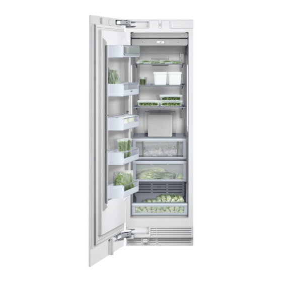 Gaggenau RF 411 Instrucciones De Uso