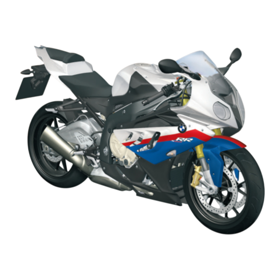 BMW Motorrad S 1000 RR Manual De Instrucciones