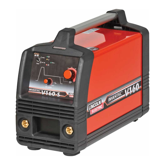 Lincoln Electric INVERTEC V160-S Manual Del Operador