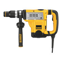 DeWalt SDS Max D25851 Manual De Instrucciones