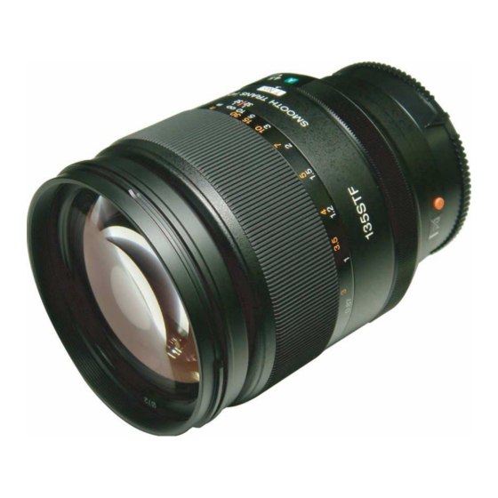 Sony SAL135F28 Manual De Instrucciones