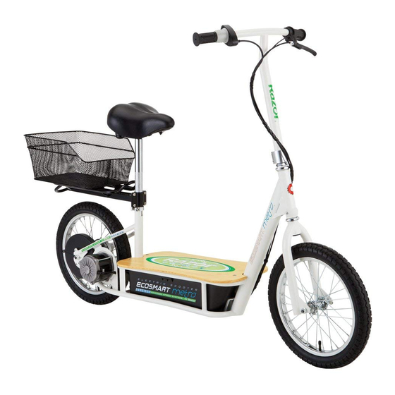Razor EcoSmart Metro Manual Del Usuario
