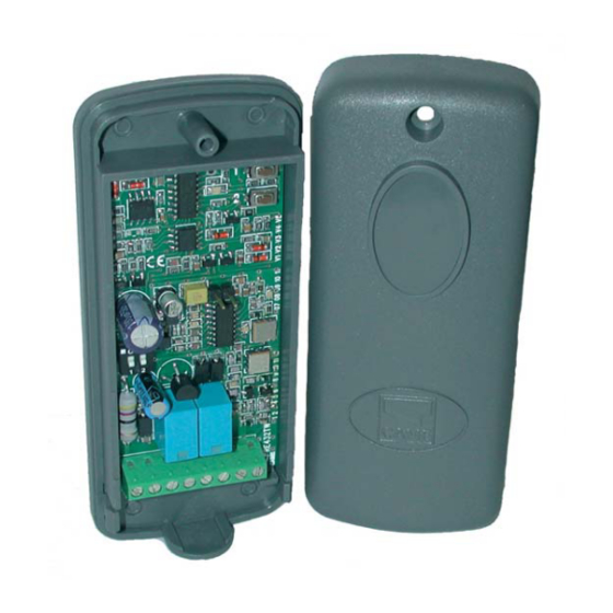 CAME RE432TW Manual De Instrucciones