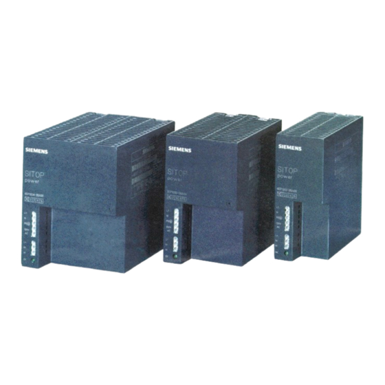 Siemens SITOP power 2 Instrucciones
