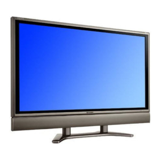 Sharp AQUOS LC-65GD1E Manual De Manejo