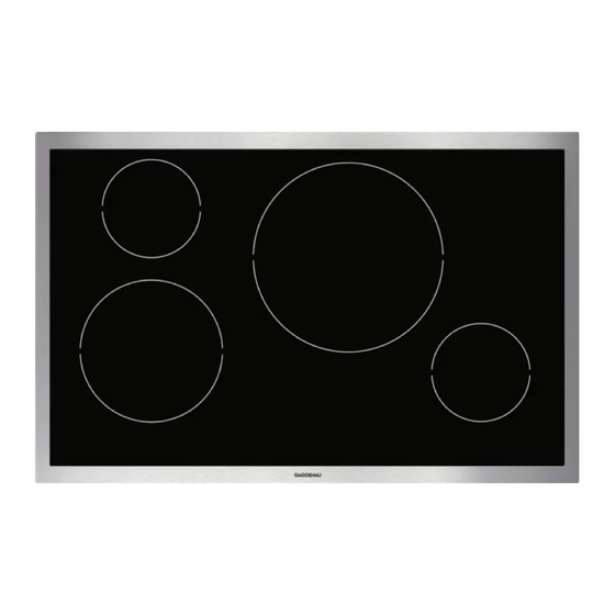 Gaggenau VI 481 Instrucciones De Uso