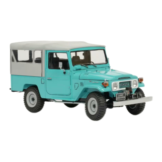 Italeri Toyota BJ44 Land Cruiser Manual De Instrucciones