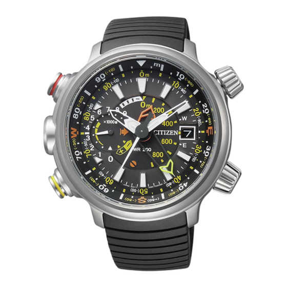 Citizen J280 Manual De Instrucciones