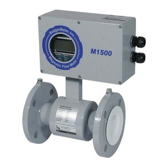 Badger Meter ModMAG M1500 Manual De Operación E Instalación