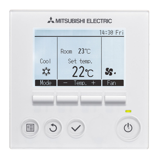 Mitsubishi Electric PAR-31MAA Manual De Funcionamiento Simplificado