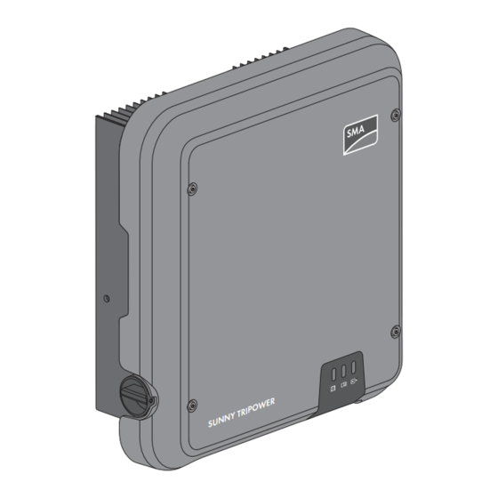 SMA SUNNY TRIPOWER 3.0 Instrucciones De Funcionamiento