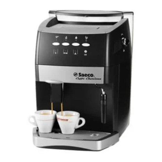 Saeco COFFEE CHARISMA RS BLACK SUP025PYR Manuales