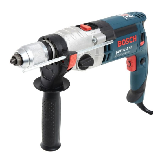 Bosch Professional GSB 21-2 Manual Original