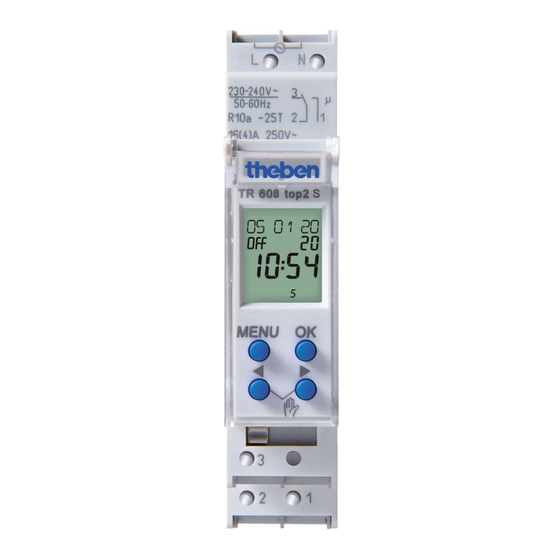 Theben TR 608 top2 S Manual De Instrucciones