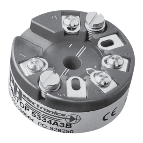 PR electronics 5334 Manual Del Usuario