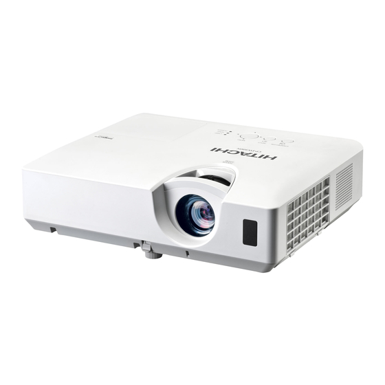 Hitachi CP-EX251N Manual De Usuario