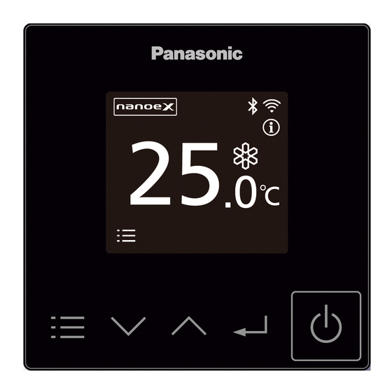 Panasonic CZ-RTC6 Manuales