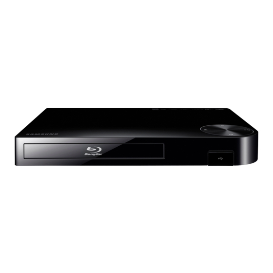 Samsung BD-F5100 Manual Del Usuario