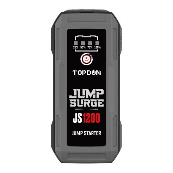 TOPDON JUMPSURGE 1200 Manuales