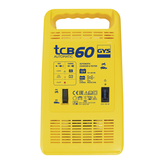 GYS TCB 60 Manual Del Usuario
