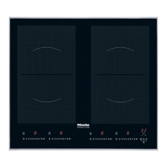 Miele KM 6328-1 Instrucciones De Manejo Y Montaje