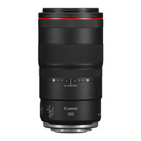 Canon RF 15-35mm F2.8 L IS USM Instrucciones