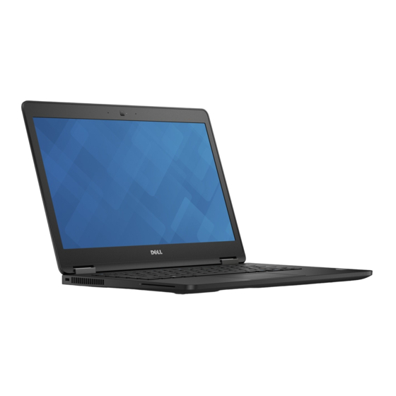 Dell Latitude E7470 Manual Del Propietário