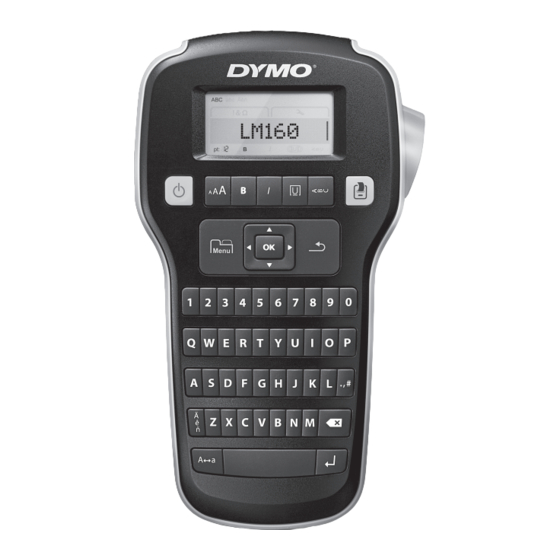 Dymo LabelManager 160 Guia Del Usuario