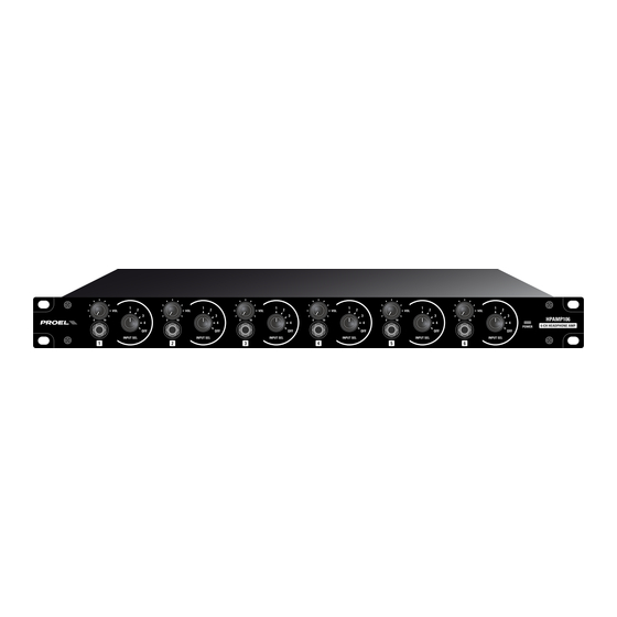 PROEL HPAMP106 Manual De Uso