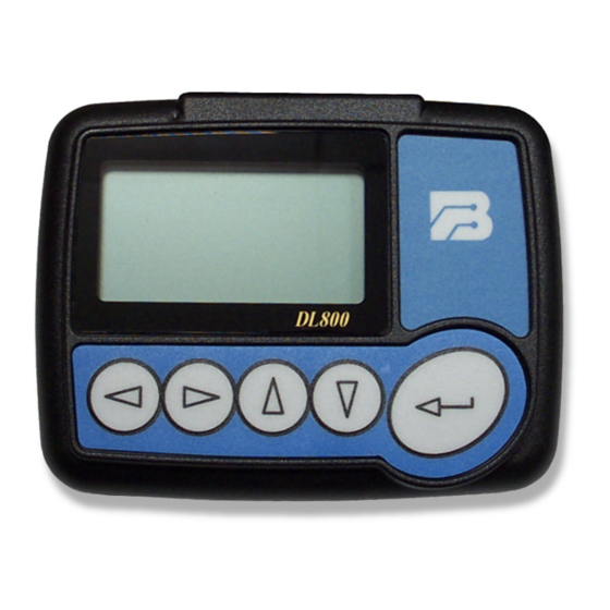 Braemar DL800 Manual Del Usuario
