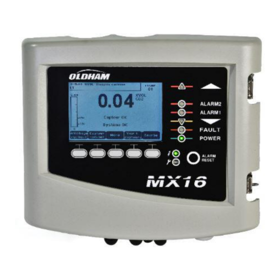 TELEDYNE OLDHAM SIMTRONICS MX 16 Manual De Usuario