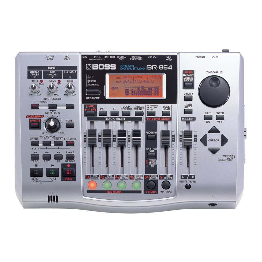 Boss BR-864 Manual De Instrucciones