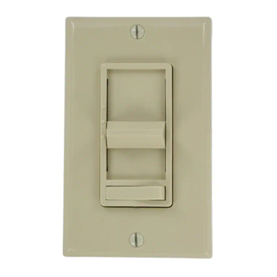 Leviton DECORA SureSlide 6629-3 Manual De Instrucciones