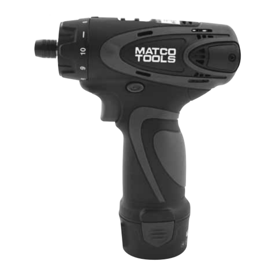 Matco Tools MUC122S Instrucciones De Operación